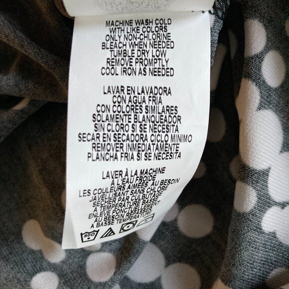 The Look Black & White Polka Dot Dress Extra Large EX - Picture 6 of 6